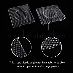 Abc Kunststoff pegboards für DIY Sicherung Perlen verwendet&nbsp;DIY-PH0019-93