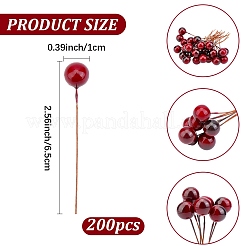 200 bacche finte di plastica&nbsp;AJEW-CP0009-92B