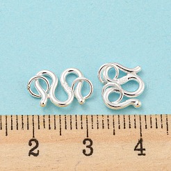 925 sterling silver fermagli s-gancio&nbsp;STER-K175-06A-S
