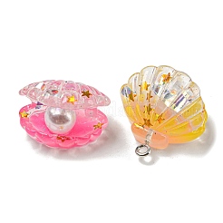 Pendentifs lumineux en résine transparente&nbsp;RESI-E054-03P
