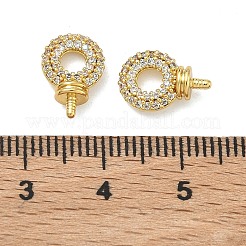 Picchetti in ottone zirconi con micro pavè&nbsp;KK-D229-15G