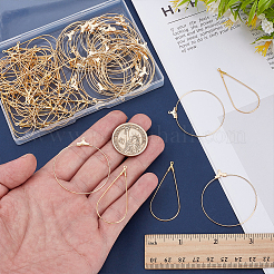 90pcs 2 Arten Messinganhänger&nbsp;KK-WR0001-62