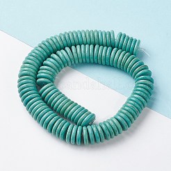 Kunsttürkisfarbenen Perlen Stränge&nbsp;G-P505-09A