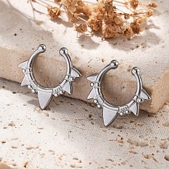 Nasenringe mit Spikes aus Edelstahl 304&nbsp;AJEW-A062-05P-03