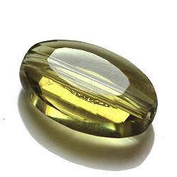 Abalorios de cristal austriaco de imitación, aaa grado, facetados, oval, oliva, 13x10x5mm, agujero: 0.9~1 mm