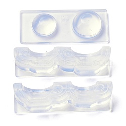 DIY 3D Miniature Cup Silicone Molds, Resin Casting Molds, For UV Resin, Epoxy Resin Jewelry Making, White, 64.5~67.5x16.5~26.5x11~15.5mm, Inner Diameter: 17.5mm and 22mm, 3pcs/set