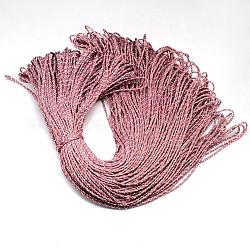 Seile aus Polyester und Spandex, 1 innerer Kern, rot, 2 mm, ca. 109.36 Yard (100m)/Bündel