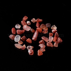 Natürlichen Karneol Chip-Perlen, kein Loch / ungekratzt, gefärbt und erhitzt, 5~10.5x5~7x2~4 mm, ca. 3000 Stk. / 1000 g