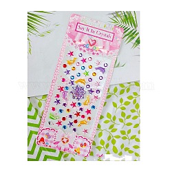 Acrylique 3d stickers, pour le scrapbooking et la décoration artisanale, colorées, colorées, 210x85mm
