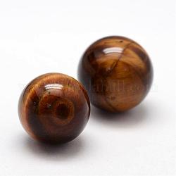 Grade A tigre naturel perles rondes des yeux, sphère de pierres précieuses, pas de trous / non percés, 6mm