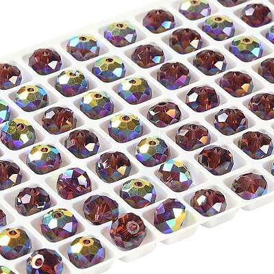 Perles de verre plaquées couleur ab&nbsp;EGLA-P059-03B-AB15-1