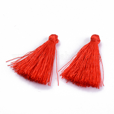 Décorations de pendentif pompon en polyester&nbsp;FIND-S260-D21-1