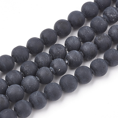 Natürlichen Obsidian Perlen Stränge&nbsp;G-T106-002A-1