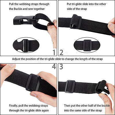 Side Release Buckles - How to Attach Adjust Fasten 