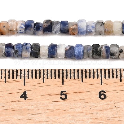 Natur Sodalith Perlen Stränge&nbsp;G-G345-C32-2x4mm-1