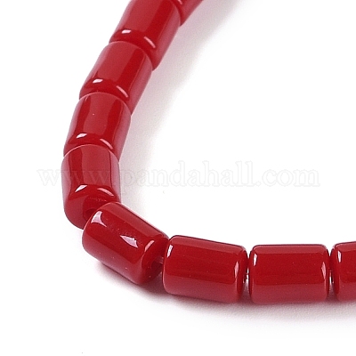 Brins de perles de résine opaques&nbsp;RESI-C052-01B-1