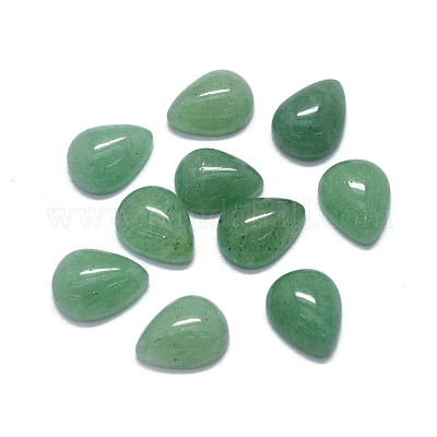 Natürlichen grünen Aventurin Cabochons&nbsp;G-O175-22-09-1