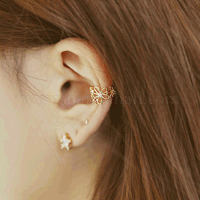 Boucles d'oreilles en alliage de manchette&nbsp;WG0684F-01-1