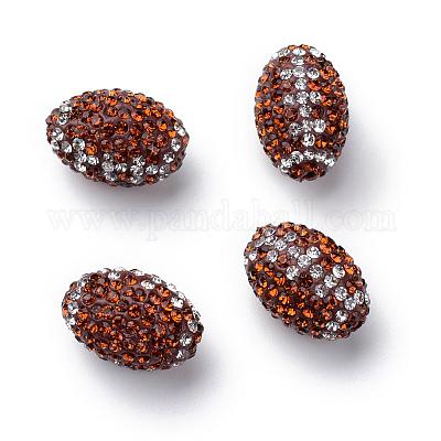 Handgemachte Fimo-Perlen Strass&nbsp;RB-S046-01-1