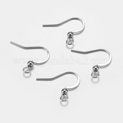 Fine Silver 19mm French Wire Earring Hook 