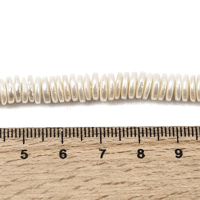 Galvanisierte Muschelperlenstränge&nbsp;BSHE-B009-E01-2x7mm-1