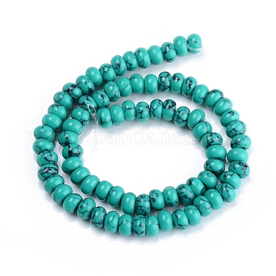 Chapelets de perles en turquoise synthétique&nbsp;G-E266-09C-01-1