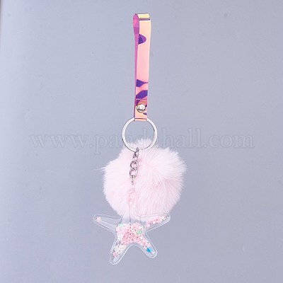 Fluffy Pom Pom Balls Key Chains Wholesale