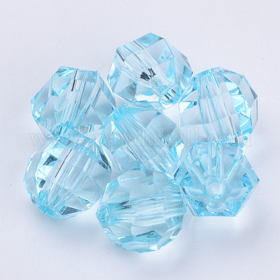 Transparente Acryl Perlen&nbsp;TACR-Q256-6mm-V38-1