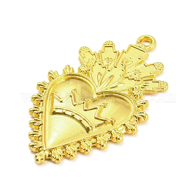 Pendentif en alliage avec strass&nbsp;PALLOY-H132-02G-05-1