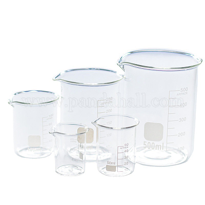 new new clear glass graduated measuring