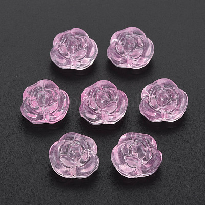 Perles de verre de peinture de cuisson transparente&nbsp;X-GLAA-S190-022-A05-1
