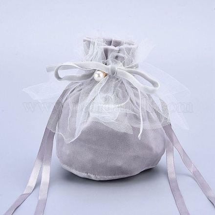 Sacchetti regalo con coulisse di gioielli in velluto TP-M001-02I-1