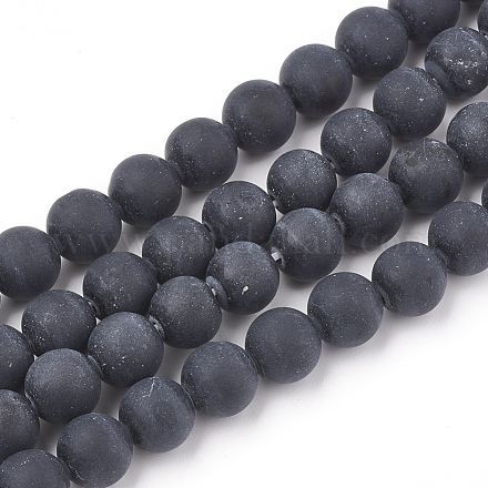 Natural Obsidian Beads Strands G-T106-002A-1
