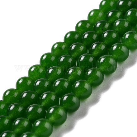 Natürliche und gefärbte Perle Malaysia Jade Stränge G-A146-6mm-A28-1