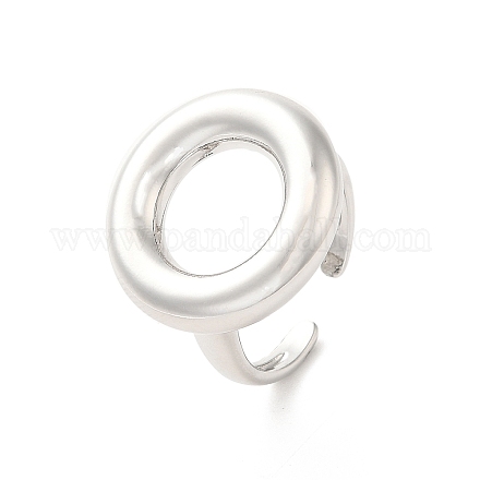 Латунные открытые кольца манжеты RJEW-P098-06P-1