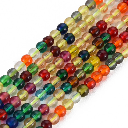 Chapelets de perles en verre X-GLAA-N041-008B-1