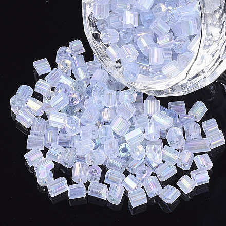 6/0 de dos abalorios de la semilla de cristal tallado SEED-S033-13B-05-1