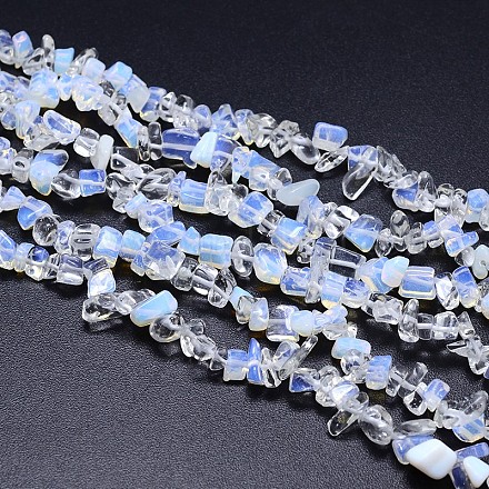 Chapelets de perles d'opalite G-O049-C-15-1