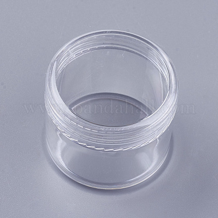 20G Plastic Portable Facial Cream Jar X-MRMJ-WH0011-J03-1