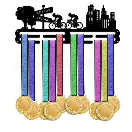 PH PandaHall Cycling Medal Hanger Display ODIS-WH0021-359-1