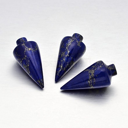 Pendulum Synthetical Lapis Lazuli Pendant G-P112-01-1