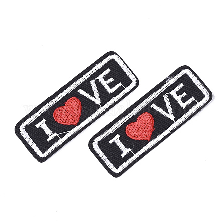 Computerized Embroidery Cloth Iron On Patches X-FIND-T030-062-1