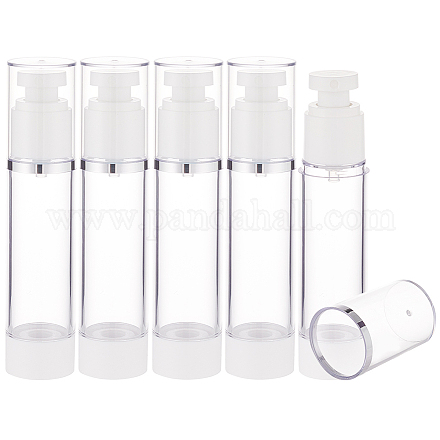 Пластиковая пустая многоразовая безвоздушная бутылка с насосом AJEW-WH0258-868B-1