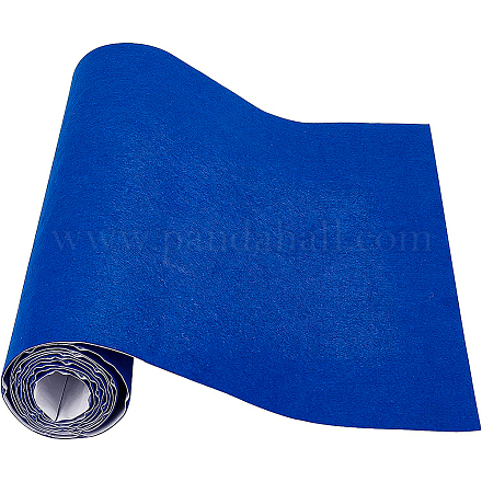 BENECREAT 15.7x78.7(40cmx2m) Self-Adhesive Felt Fabric Royal Blue Jewelry Box Lining for DIY Costume Making and Furniture Protection DIY-WH0146-04M-1