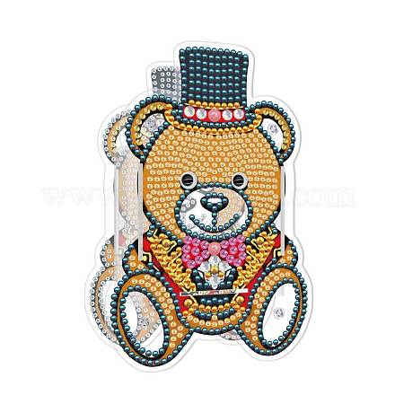 5d поделки медведь узор животное алмазная живопись карандаш подстаканник украшения наборы DIY-C020-06-1