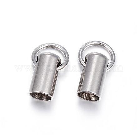 201 Stainless Steel Cord Ends STAS-E120-02-5mm-1