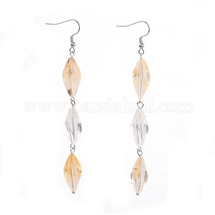 Acrylic Beads Dangle Earrings EJEW-JE02815-03-1