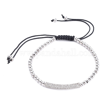 Braided Bead Bracelets BJEW-JB04911-1