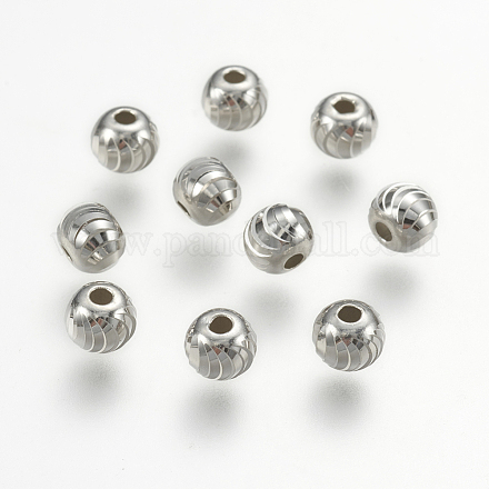 925 perline ondulate in argento sterling X-STER-K037-036C-1