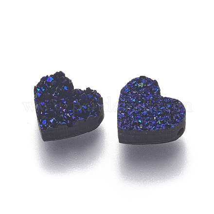 Perlas de resina de piedras preciosas druzy imitación RESI-L026-D03-1